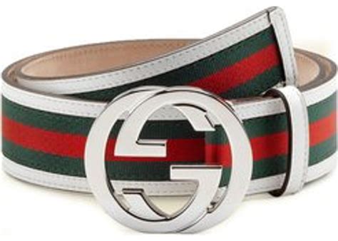 gucci belt red green white.